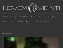 Tablet Screenshot of novem-viginti.com